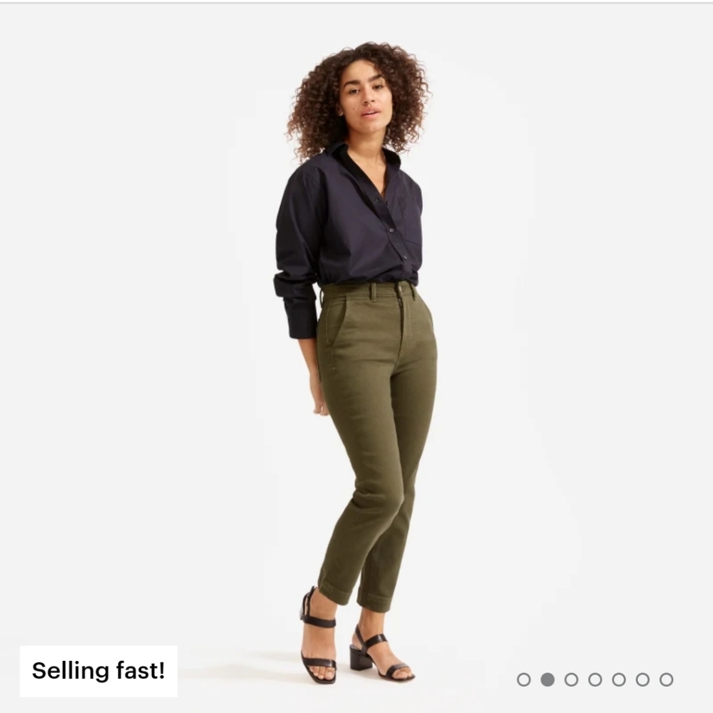 Everlane slim leg crop pants